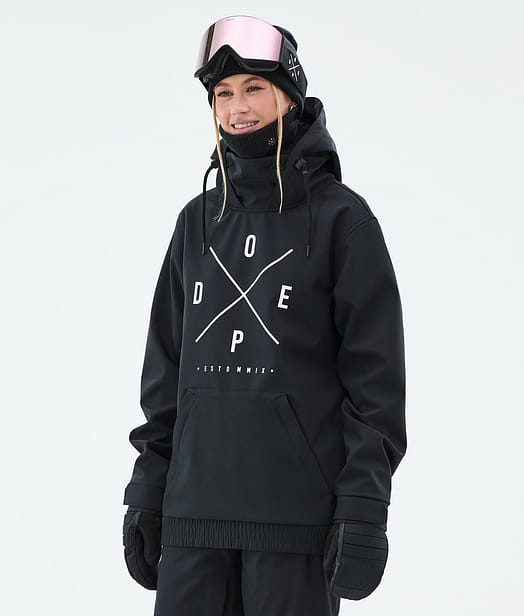 Dope Yeti W Snowboardjakke Dame 2X-Up Black