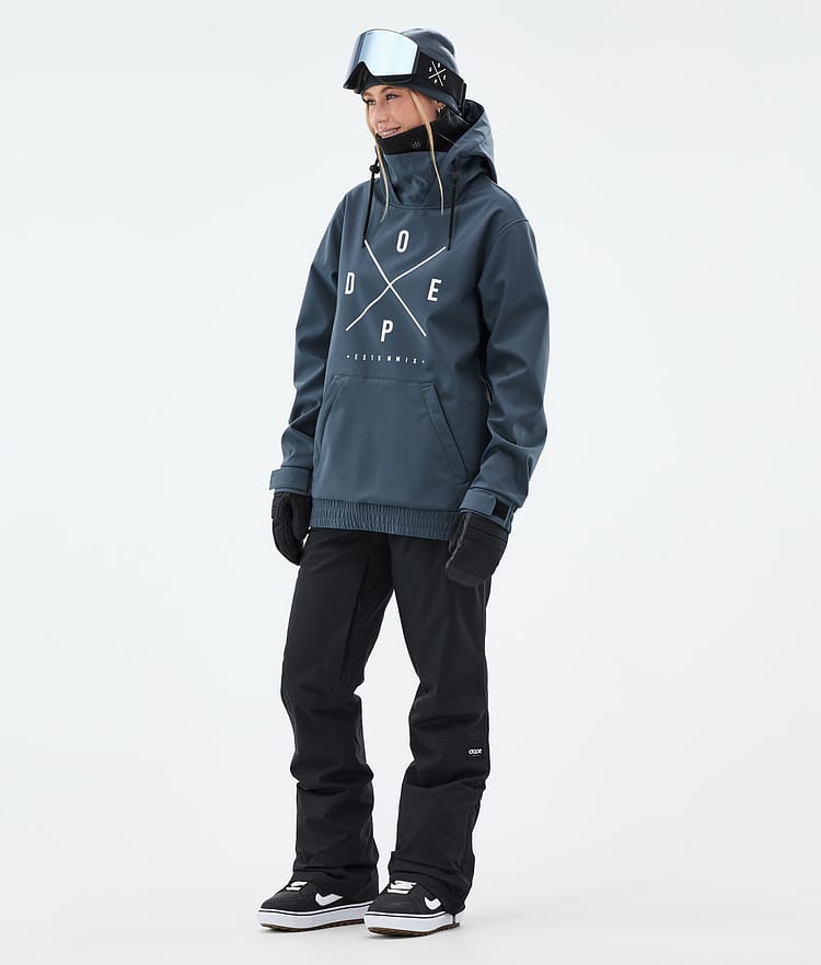 Dope Yeti W Snowboardjakke Dame 2X-Up Metal Blue, Bilde 2 av 7