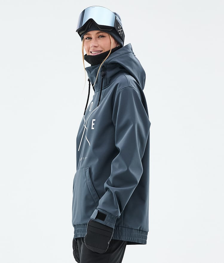 Dope Yeti W Snowboardjakke Dame 2X-Up Metal Blue, Bilde 5 av 7
