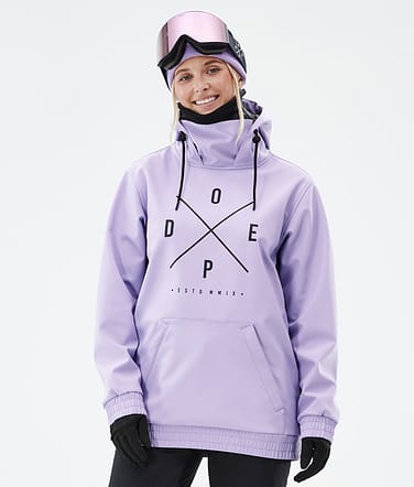 Dope Yeti W Snowboardjakke Dame 2X-Up Faded Violet