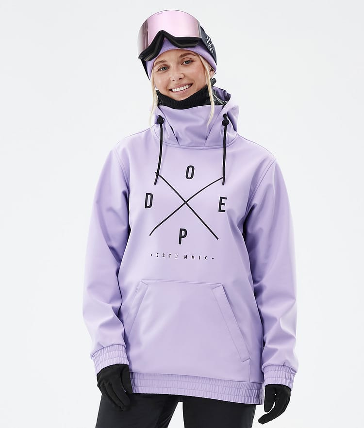 Dope Yeti W Snowboardjakke Dame 2X-Up Faded Violet Renewed, Bilde 1 av 7