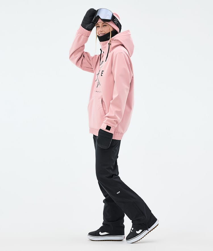 Dope Yeti W Snowboardjakke Dame 2X-Up Soft Pink Renewed, Bilde 3 av 7
