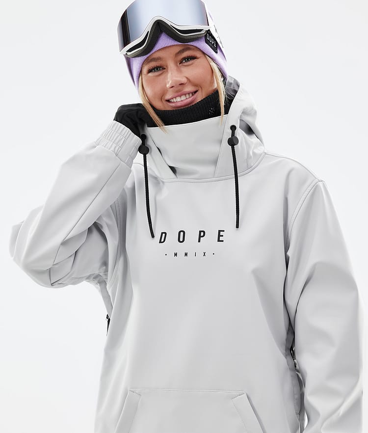 Dope Yeti W 2022 Snowboardjakke Dame Peak Light Grey, Bilde 3 av 8