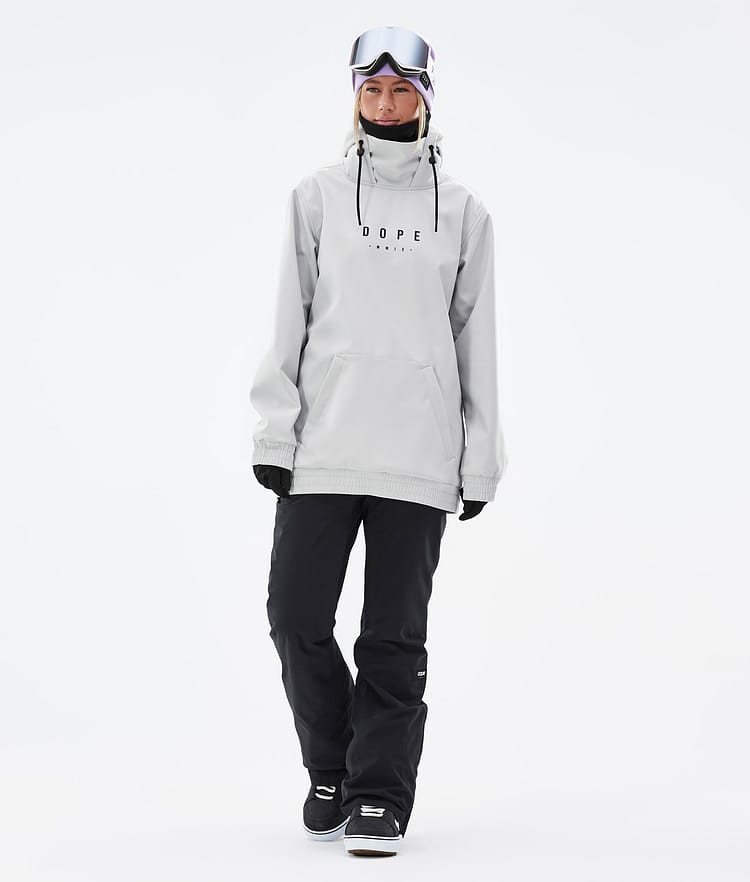 Dope Yeti W 2022 Snowboardjakke Dame Peak Light Grey, Bilde 6 av 8