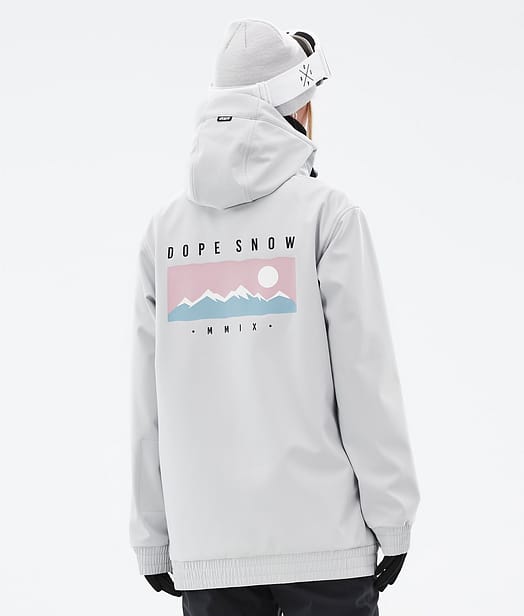Dope Yeti W 22 Skijakke Dame Range Light Grey