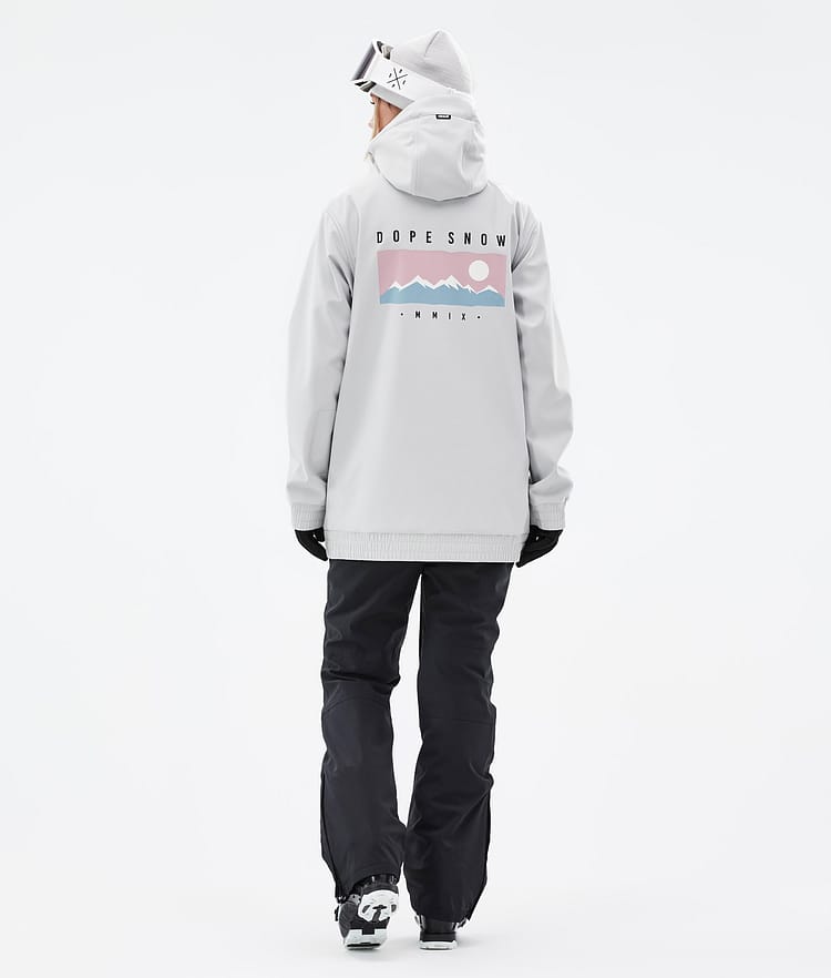 Dope Yeti W 22 Skijakke Dame Range Light Grey, Bilde 4 av 8