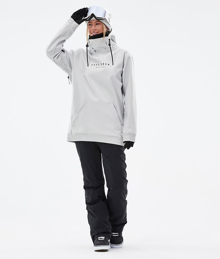 Dope Yeti W 22 Snowboardjakke Dame Range Light Grey, Bilde 6 av 8