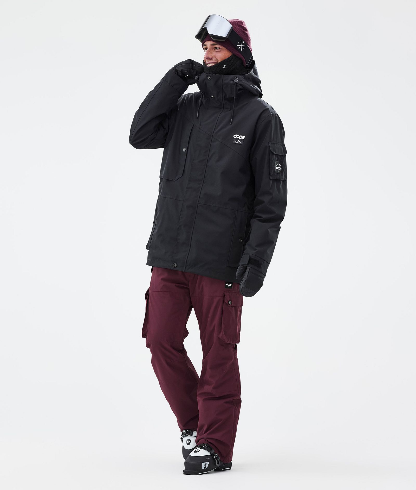 Dope Iconic Skibukse Herre Don Burgundy, Bilde 2 av 7