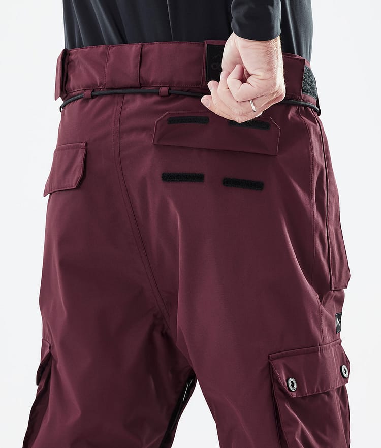 Dope Iconic Snowboardbukse Herre Don Burgundy Renewed, Bilde 7 av 7