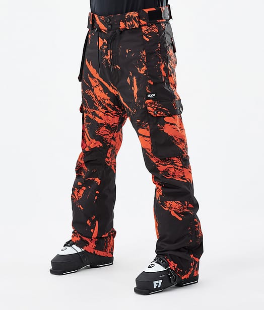 Dope Iconic Skibukse Herre Paint Orange