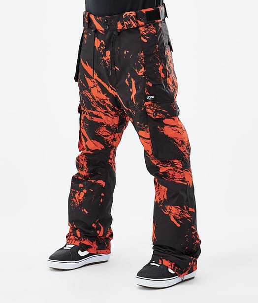 Dope Iconic Snowboardbukse Herre Paint Orange