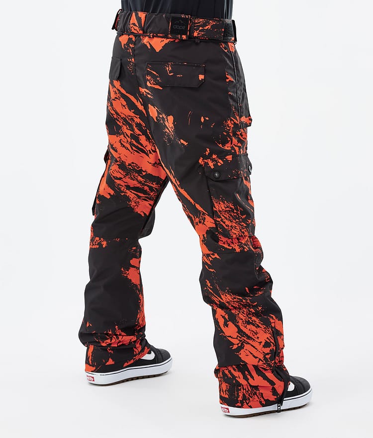 Dope Iconic Snowboardbukse Herre Paint Orange