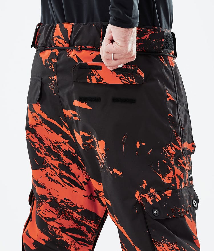 Dope Iconic Snowboardbukse Herre Paint Orange