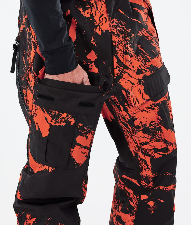 Dope Antek 2022 Snowboardbukse Herre Paint Orange