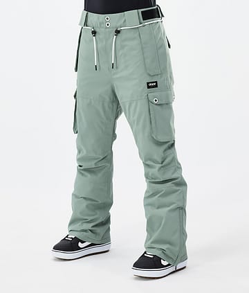 Dope Iconic W Snowboardbukse Dame Faded Green Renewed