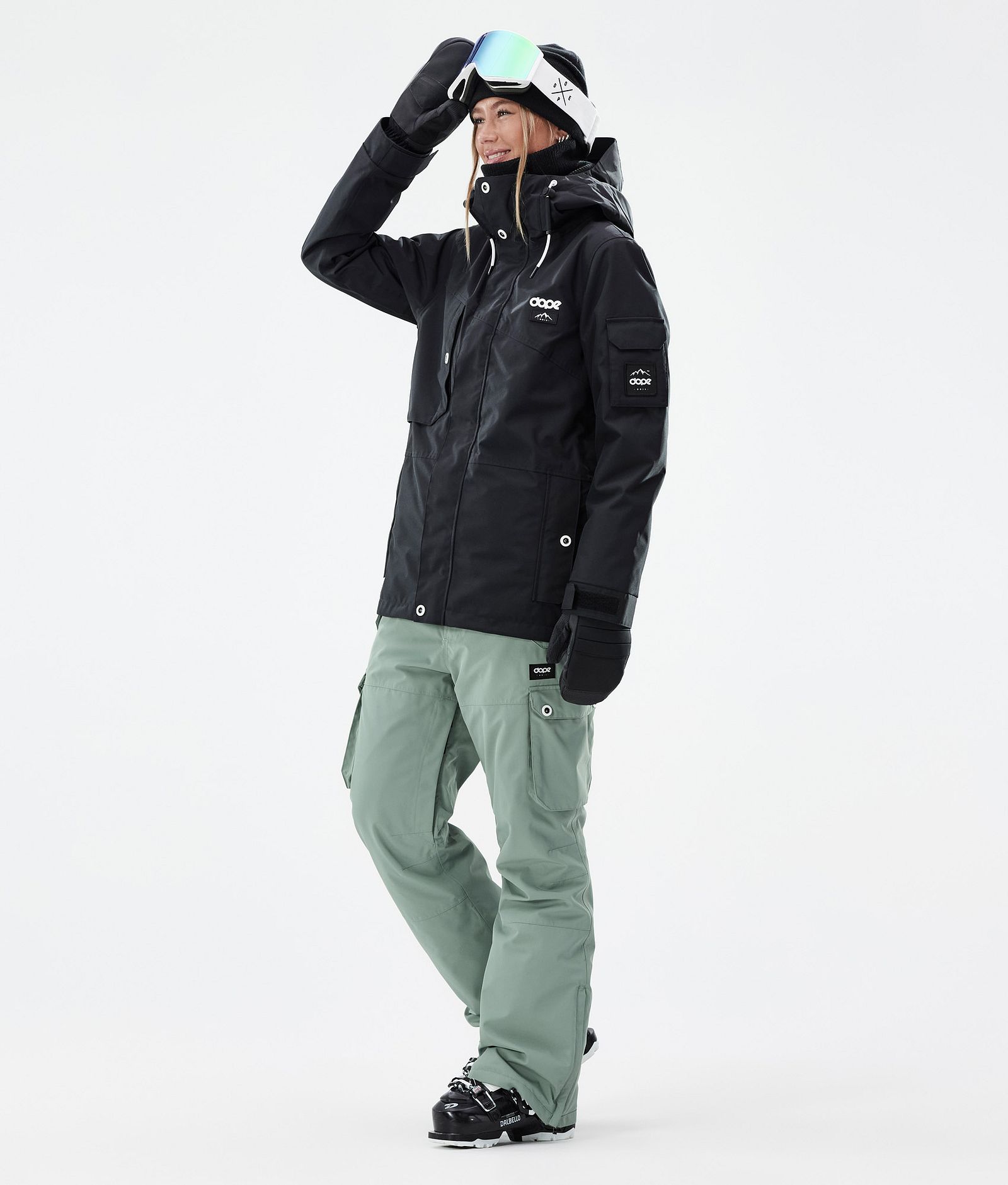 Dope Iconic W Skibukse Dame Faded Green, Bilde 2 av 7