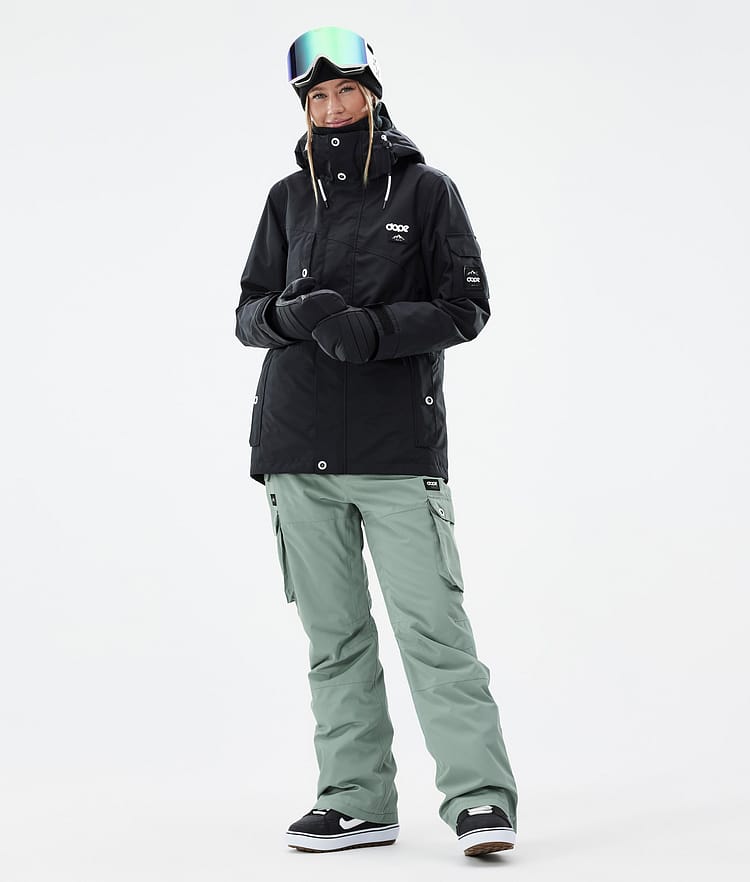 Dope Iconic W Snowboardbukse Dame Faded Green Renewed, Bilde 2 av 7