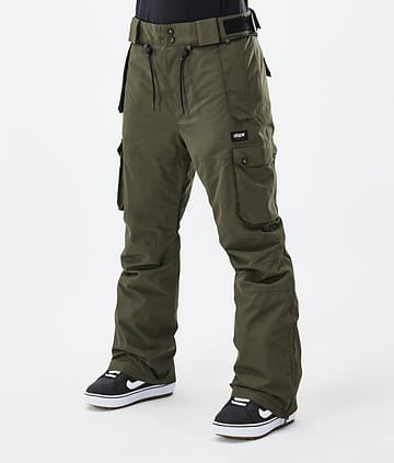 Dope Iconic W Snowboardbukse Dame Olive Green Renewed