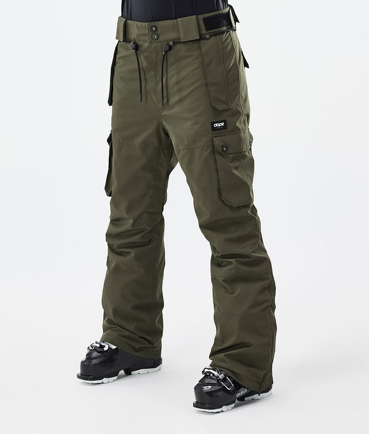 Dope Iconic W Skibukse Dame Olive Green, Bilde 1 av 7