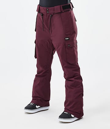 Dope Iconic W Snowboardbukse Dame Don Burgundy Renewed