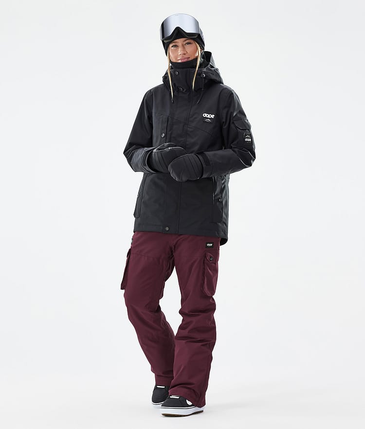 Dope Iconic W Snowboardbukse Dame Don Burgundy