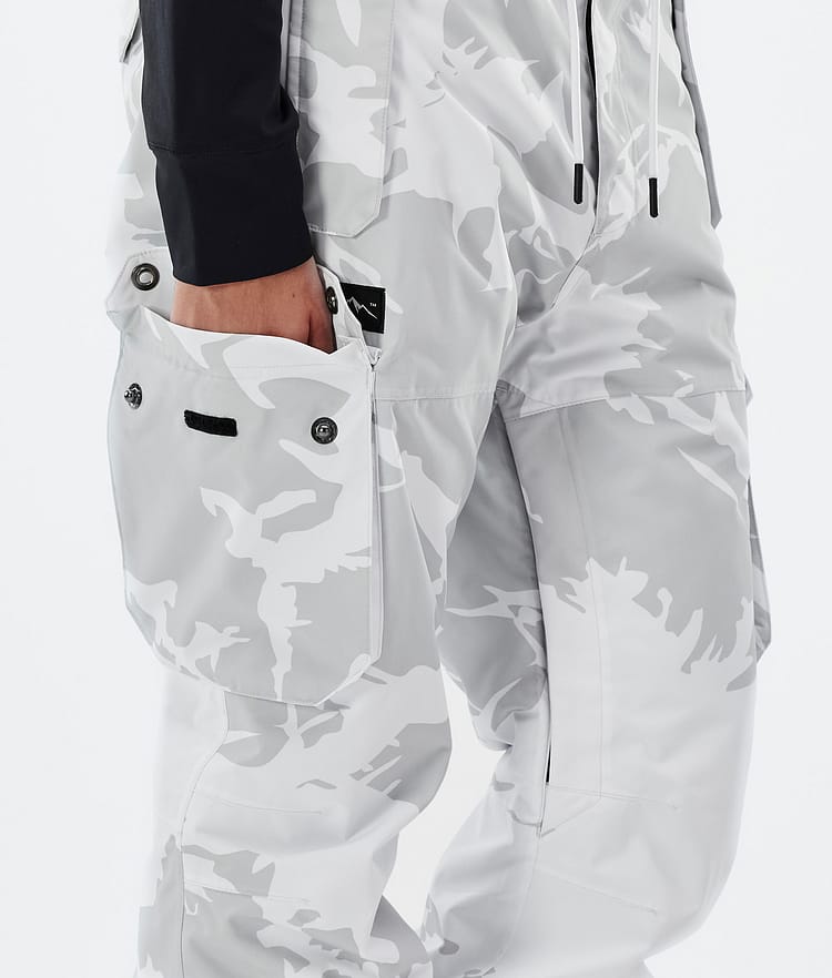 Dope Iconic W Snowboardbukse Dame Grey Camo Renewed, Bilde 6 av 7