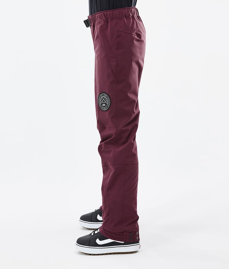 Dope Blizzard W 22 Snowboardbukse Dame Burgundy Renewed, Bilde 2 av 4