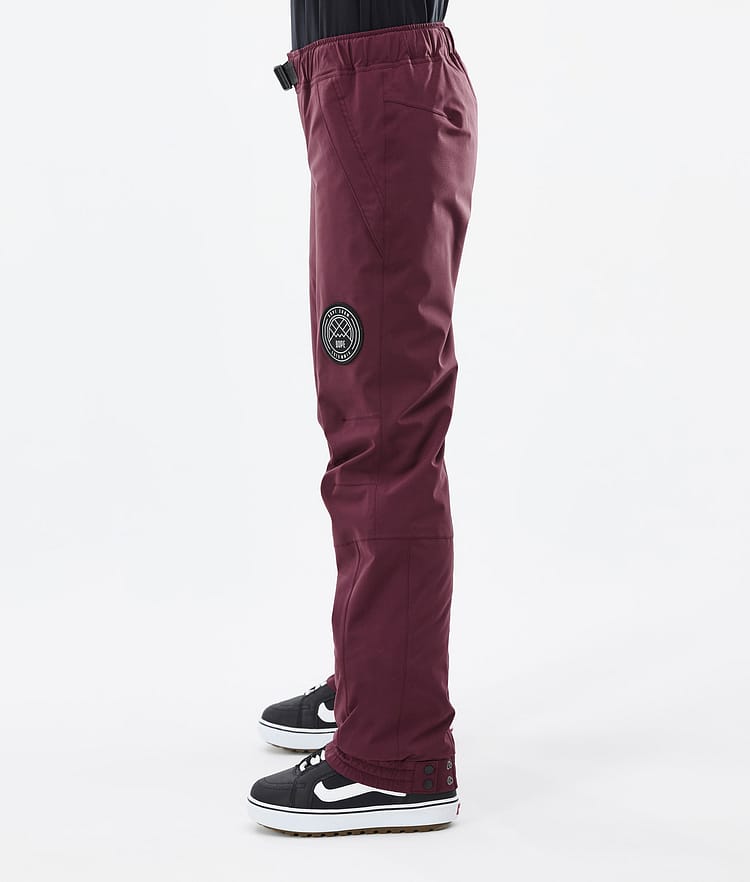 Dope Blizzard W 2022 Snowboardbukse Dame Burgundy