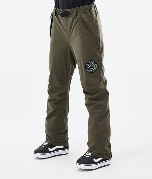 Dope Blizzard W 22 Snowboardbukse Dame Olive Green