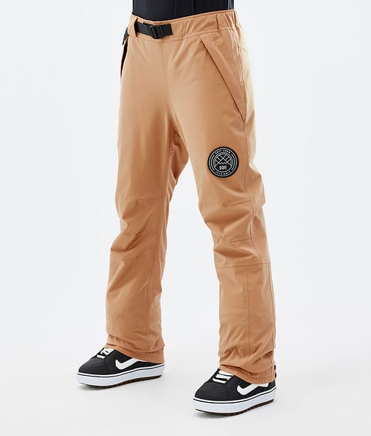 Dope Blizzard W 22 Snowboardbukse Dame Khaki Yellow