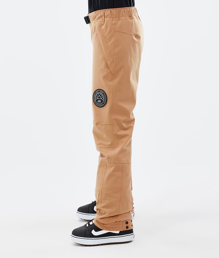 Dope Blizzard W 22 Snowboardbukse Dame Khaki Yellow, Bilde 2 av 4