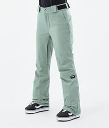 Dope Con W 22 Snowboardbukse Dame Faded Green