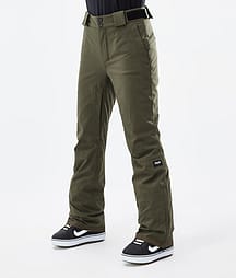 Dope Con W 22 Snowboardbukse Dame Olive Green
