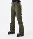 Dope Con W 22 Skibukse Dame Olive Green