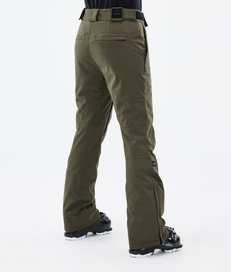 Dope Con W 22 Skibukse Dame Olive Green, Bilde 3 av 5