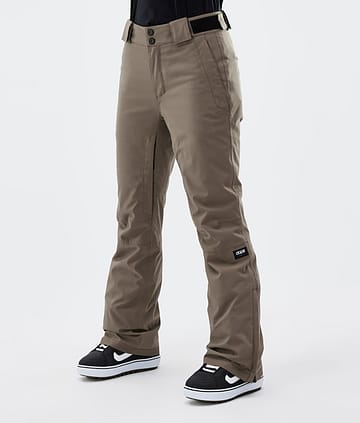 Dope Con W 22 Snowboardbukse Dame Walnut Renewed