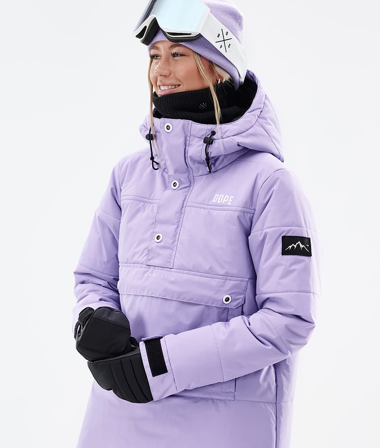 Dope Puffer W Snowboardjakke Dame Faded Violet Renewed, Bilde 2 av 9