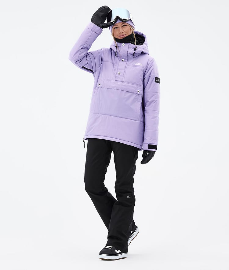 Dope Puffer W Snowboardjakke Dame Faded Violet Renewed, Bilde 3 av 9