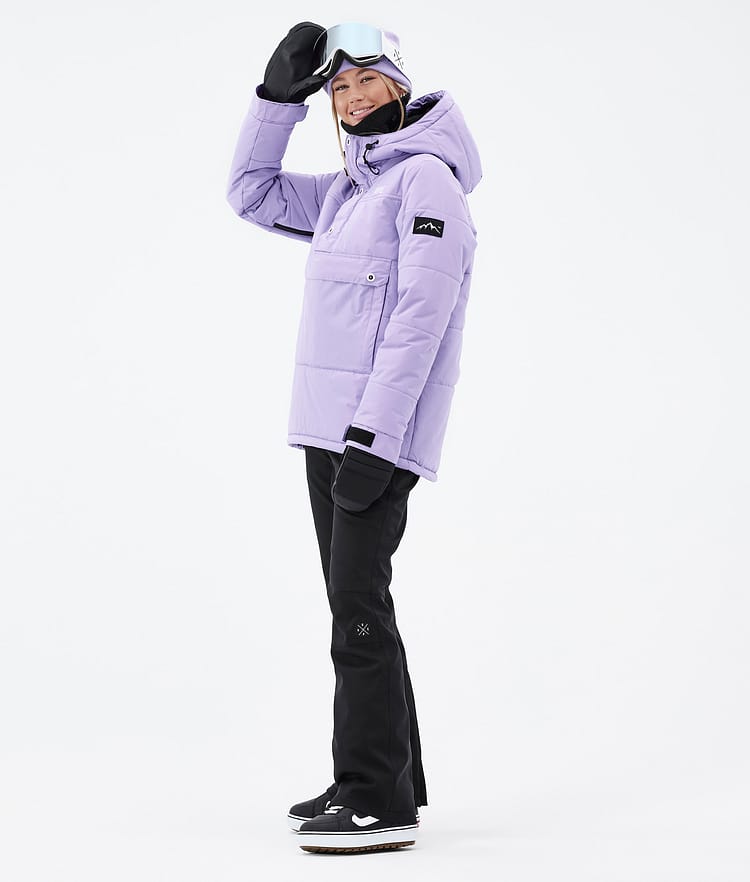 Dope Puffer W Snowboardjakke Dame Faded Violet Renewed, Bilde 4 av 9