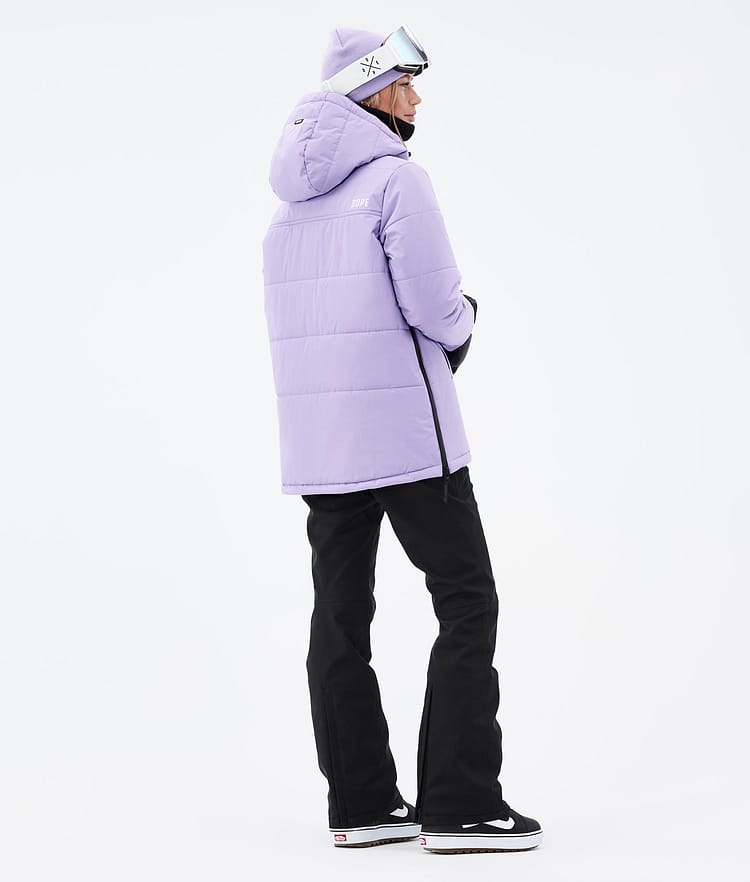 Dope Puffer W Snowboardjakke Dame Faded Violet Renewed, Bilde 5 av 9