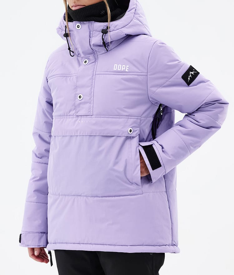 Dope Puffer W Snowboardjakke Dame Faded Violet Renewed, Bilde 8 av 9