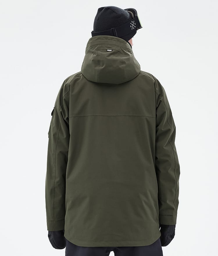 Dope Akin Snowboardjakke Herre Olive Green Renewed, Bilde 6 av 9