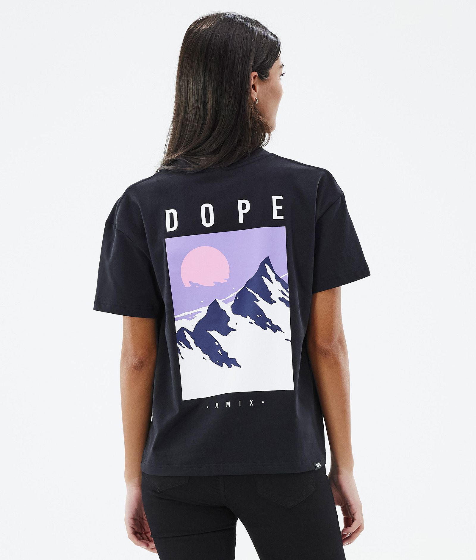 Dope Standard W 2022 T-shirt Dame Peak Black, Bilde 1 av 5