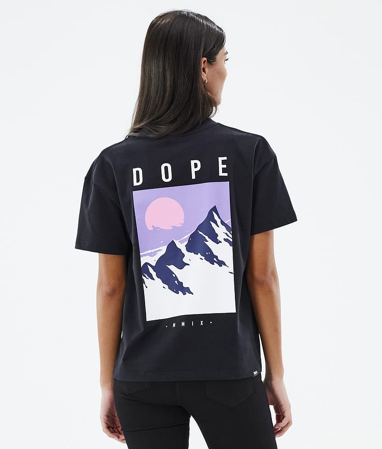 Dope Standard W 2022 T-shirt Dame Peak Black, Bilde 1 av 5