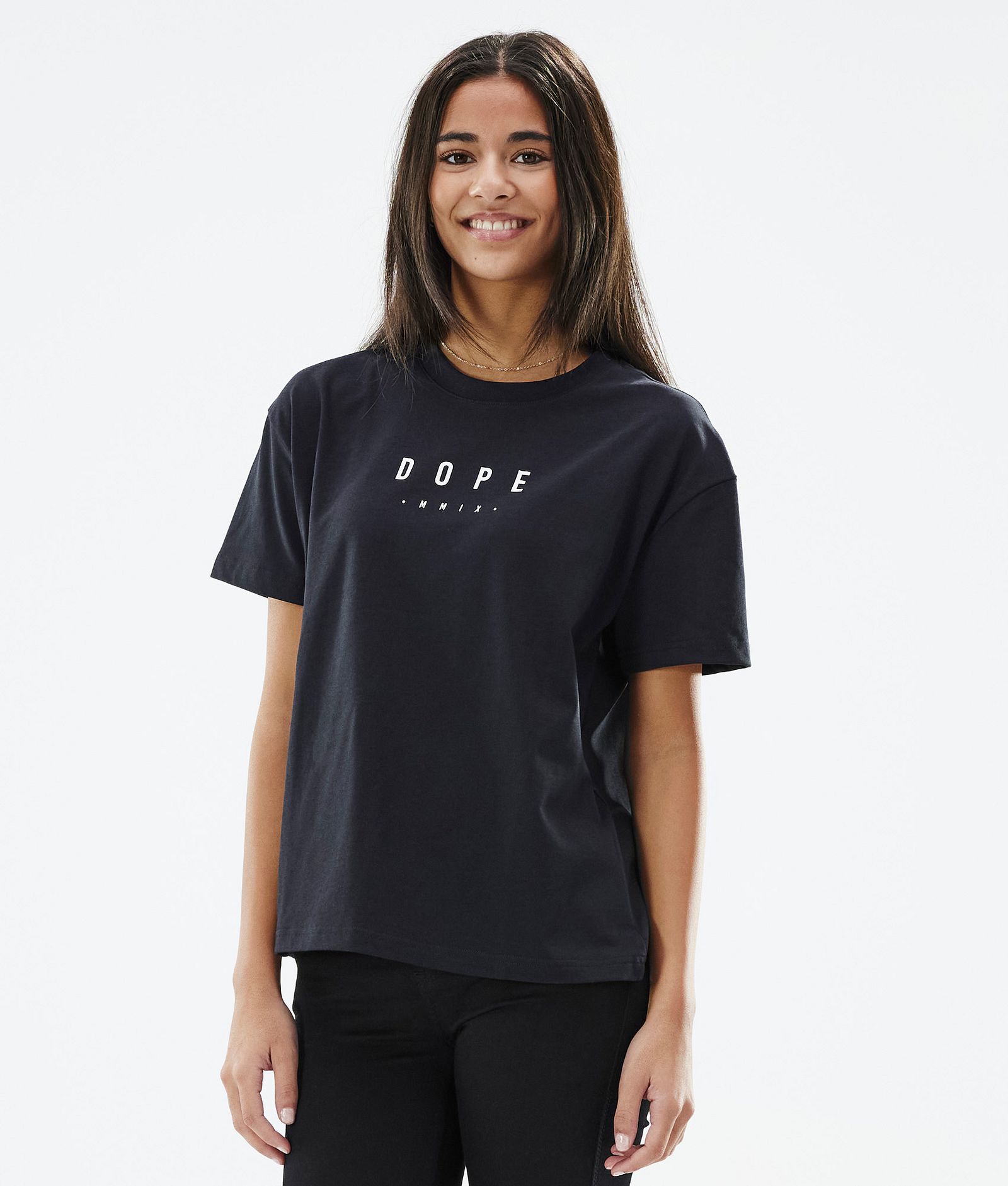 Dope Standard W 2022 T-shirt Dame Peak Black, Bilde 3 av 5
