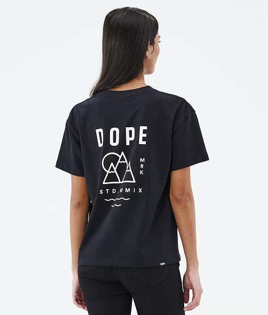 Dope Standard W 2022 T-shirt Dame Black