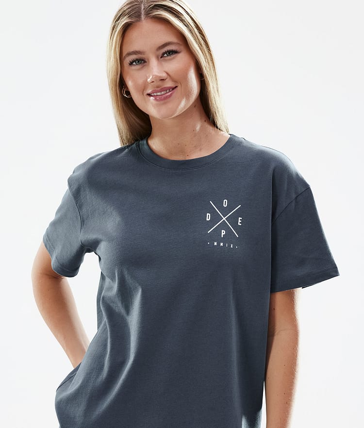 Dope Standard W 22 T-shirt Dame 2X-Up Metal Blue, Bilde 2 av 5