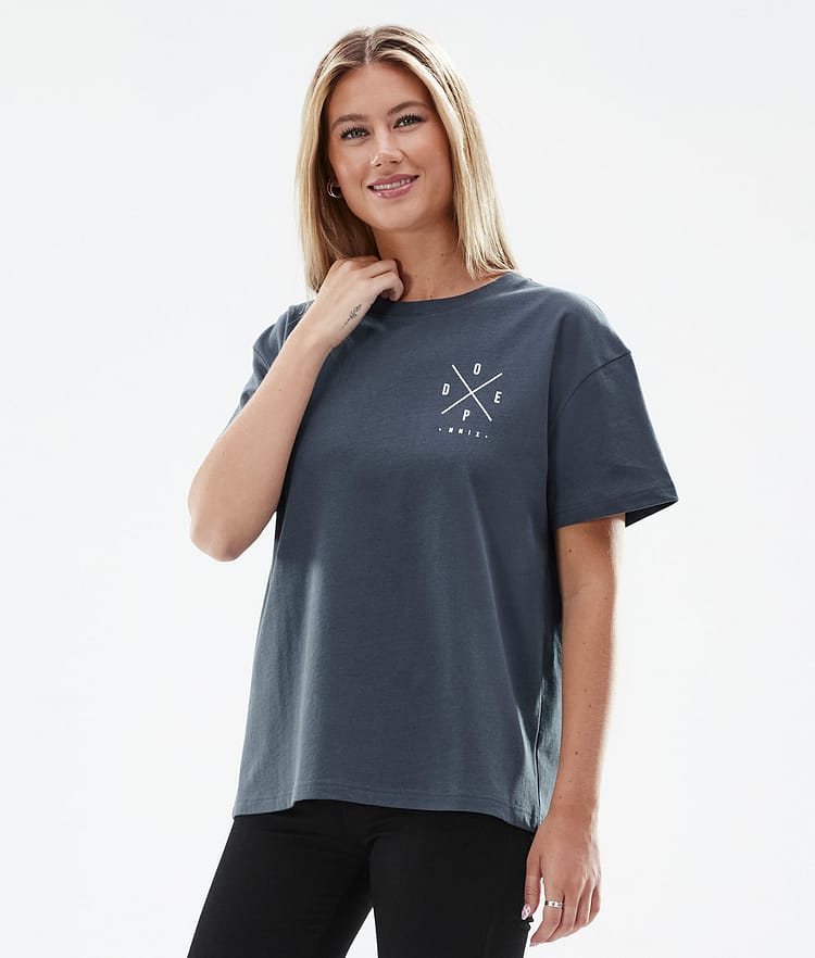 Dope Standard W 22 T-shirt Dame 2X-Up Metal Blue, Bilde 3 av 5