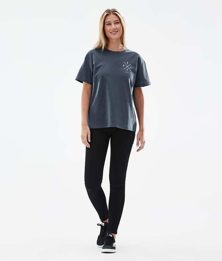 Dope Standard W 22 T-shirt Dame 2X-Up Metal Blue, Bilde 5 av 5