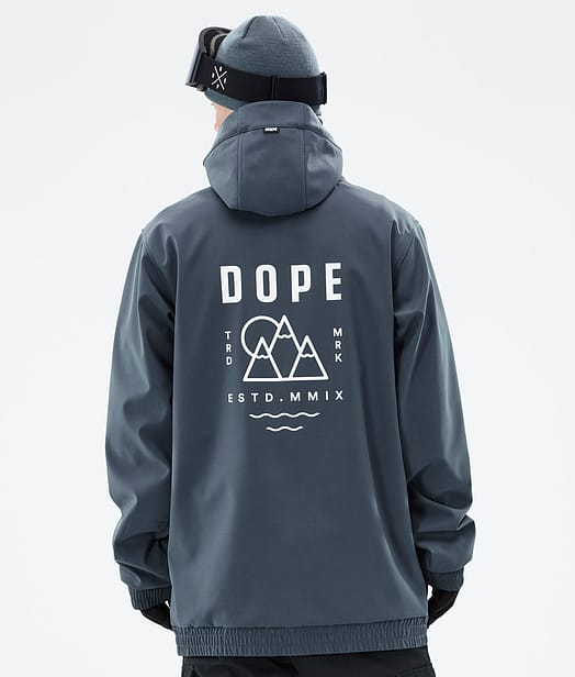 Dope Yeti 2022 Snowboardjakke Herre Metal Blue